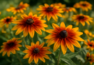 Kerti kúpvirág narancs-sárga árnyalatok (Rudbeckia hirta ‘Indian Summer’)